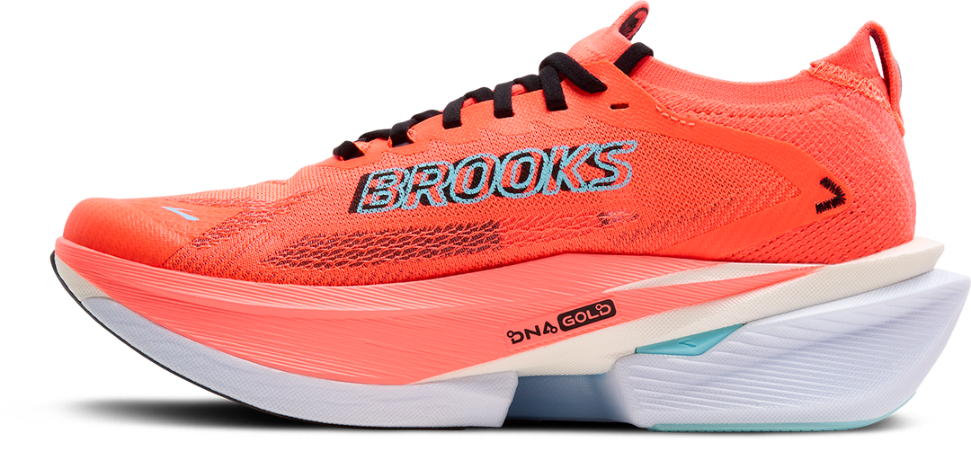 Brooks Mens Hyperion Max 3 - Fiery Coral/Black/Atomizer - Neutral - AW25