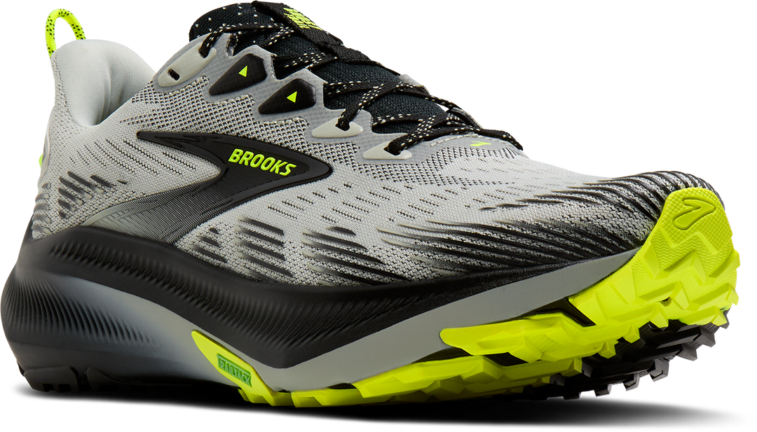 Brooks Mens Ghost Trail - Grey/Black/Nightlife - Trail - AW26