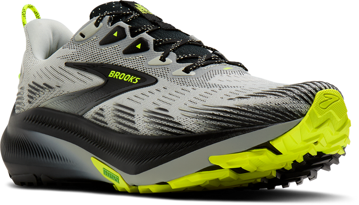 Brooks Mens Ghost Trail - Grey/Black/Nightlife - Trail - AW26