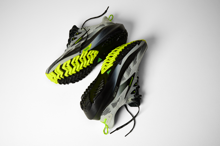 Brooks Mens Ghost Trail - Grey/Black/Nightlife - Trail - AW26