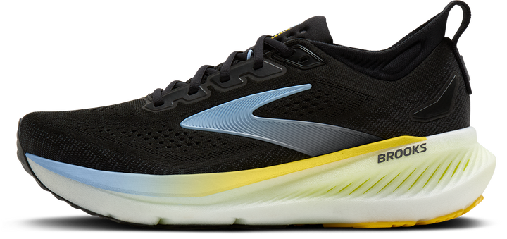 Brooks Mens Glycerin 23 - Black/Cyber Yellow/Nightlife - Neutral - AW26