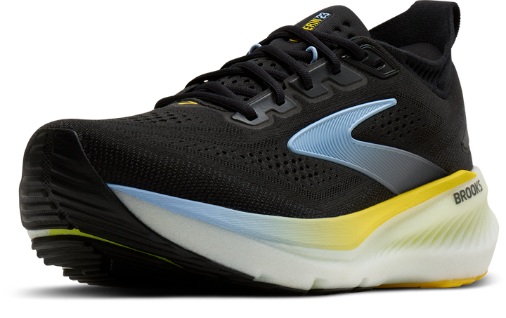 Brooks Mens Glycerin 23 - Black/Cyber Yellow/Nightlife - Neutral - AW26