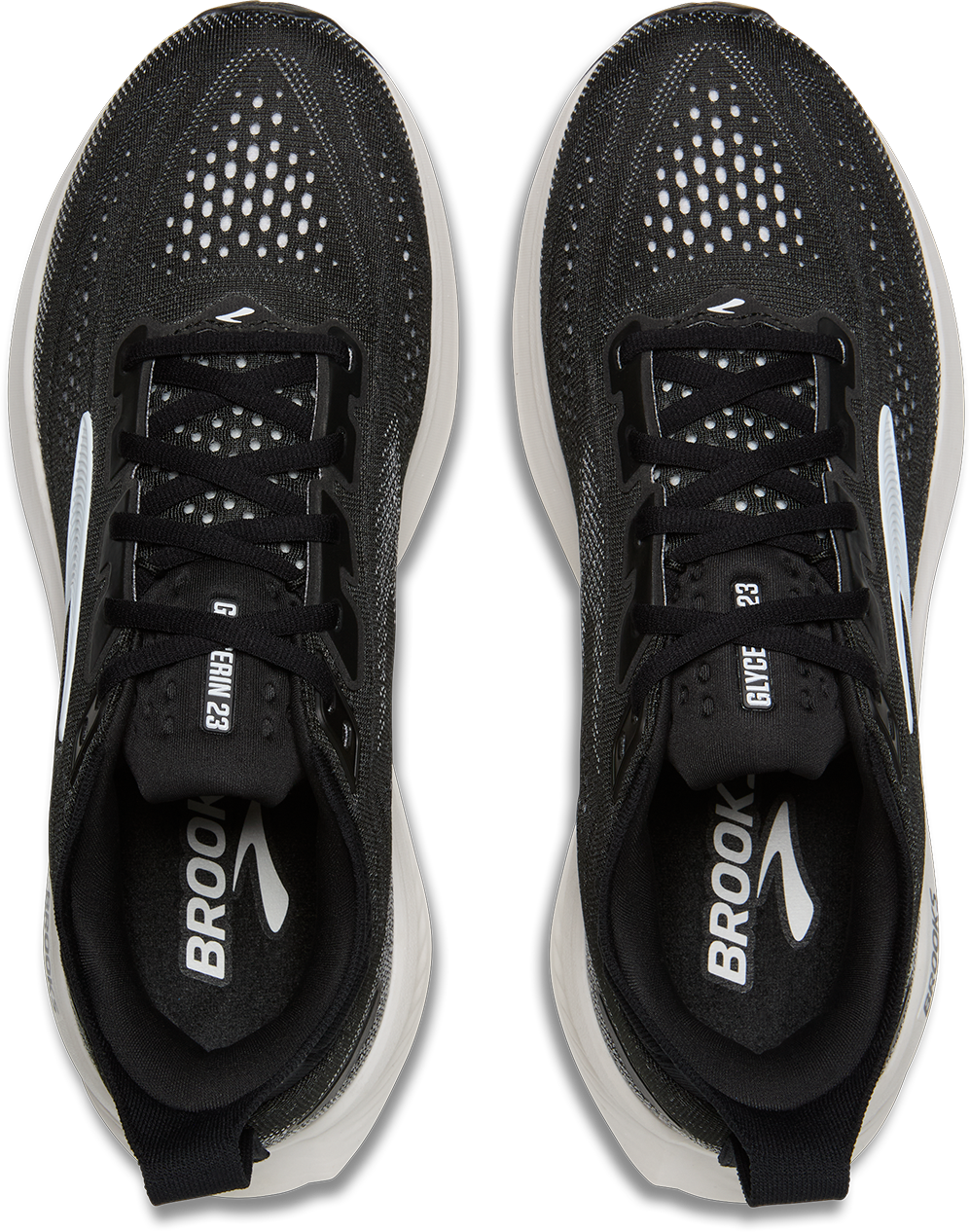 Brooks Mens Glycerin 23 - Black/Grey/White - Neutral - SS26