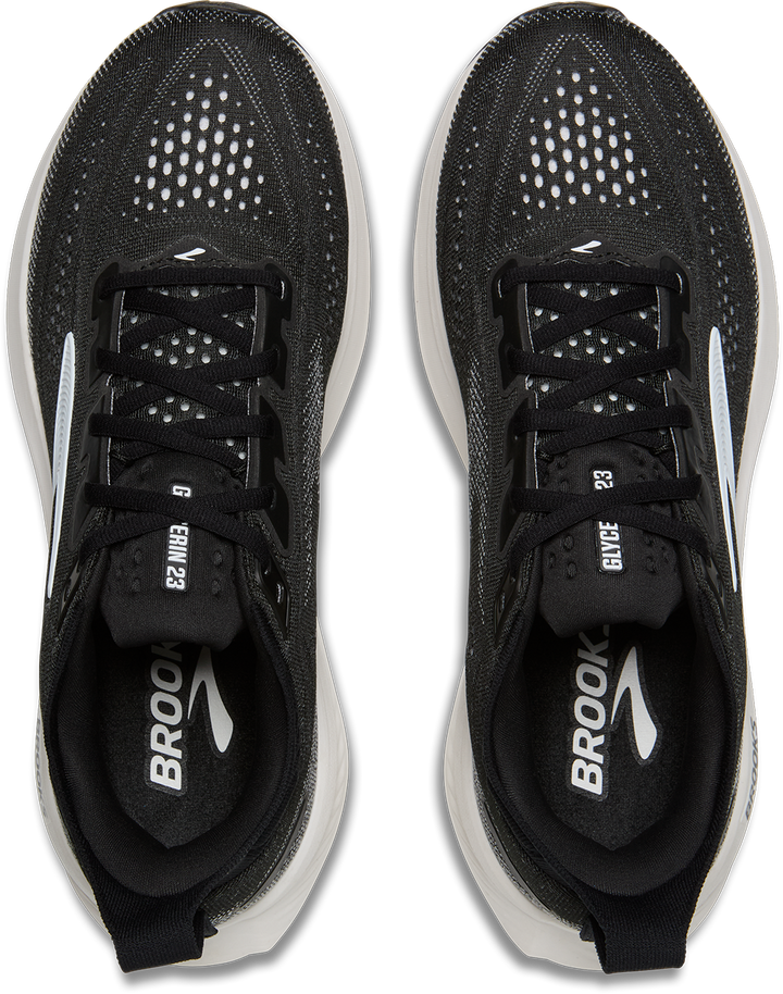 Brooks Mens Glycerin 23 - Black/Grey/White - Neutral - SS26