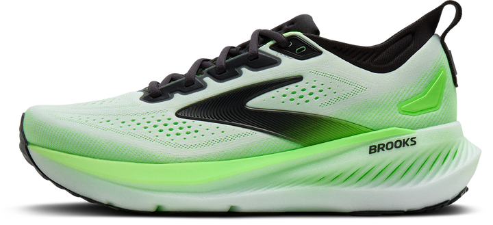 Brooks Mens Glycerin 23 - White/Phantom/Green Gecko - Neutral - SS26