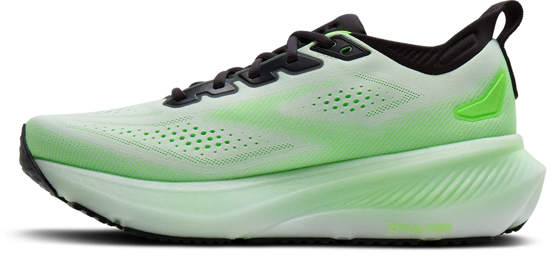 Brooks Mens Glycerin 23 - White/Phantom/Green Gecko - Neutral - SS26