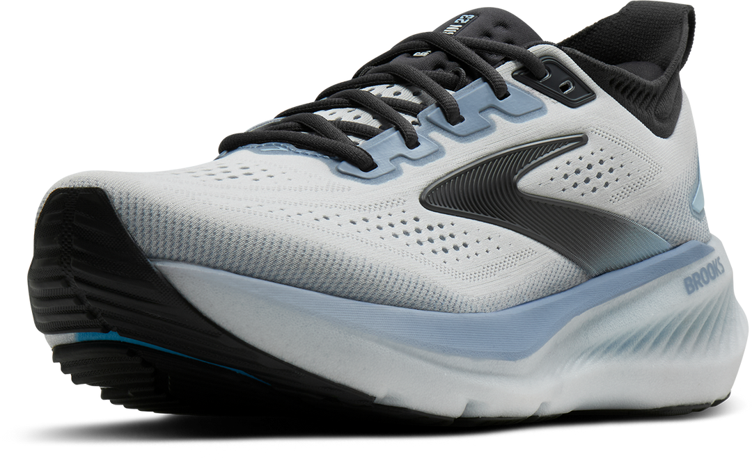 Brooks Mens Glycerin 23 - White/Rain/Baltic Sea - Neutral - AW26