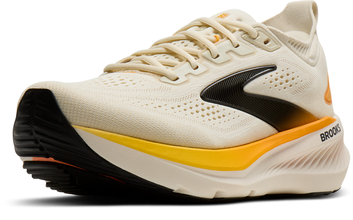 Brooks Mens Glycerin 23 - Arctic Wolf/Angora/Orange - Neutral - AW26