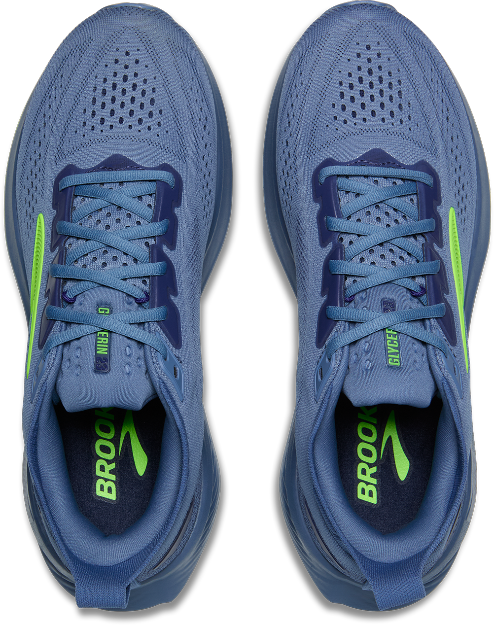 Brooks Mens Glycerin 23 - Moonlight/Blue/Green Gecko - Neutral - SS26