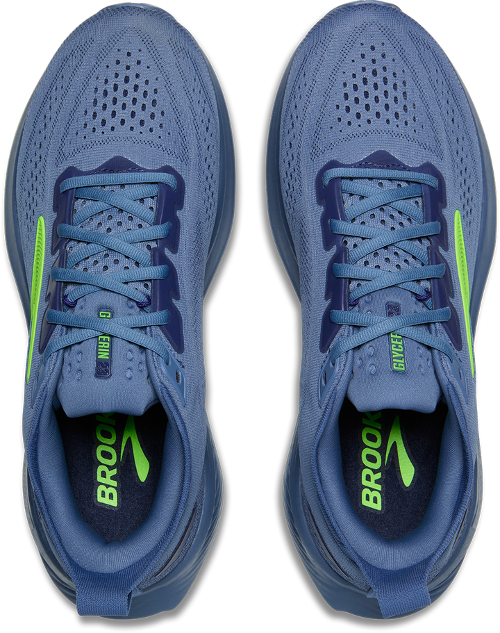 Brooks Mens Glycerin 23 - Moonlight/Blue/Green Gecko - Neutral - SS26