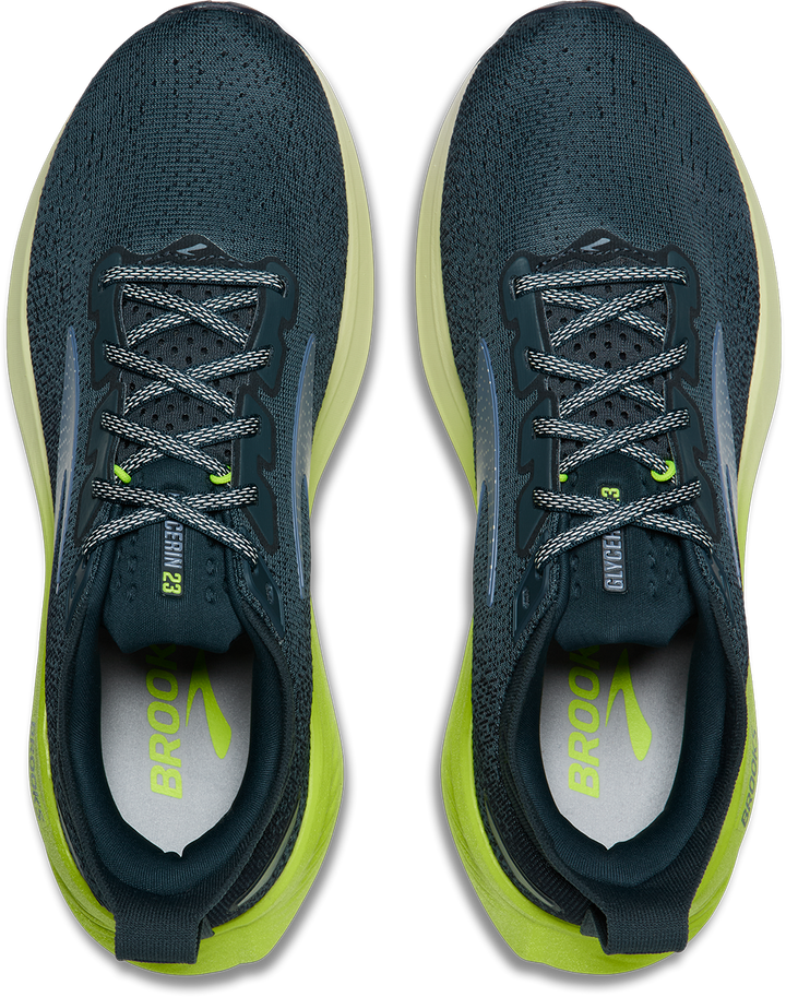 Brooks Mens Glycerin 23 - Sea/White/Nightlife - Neutral - AW26
