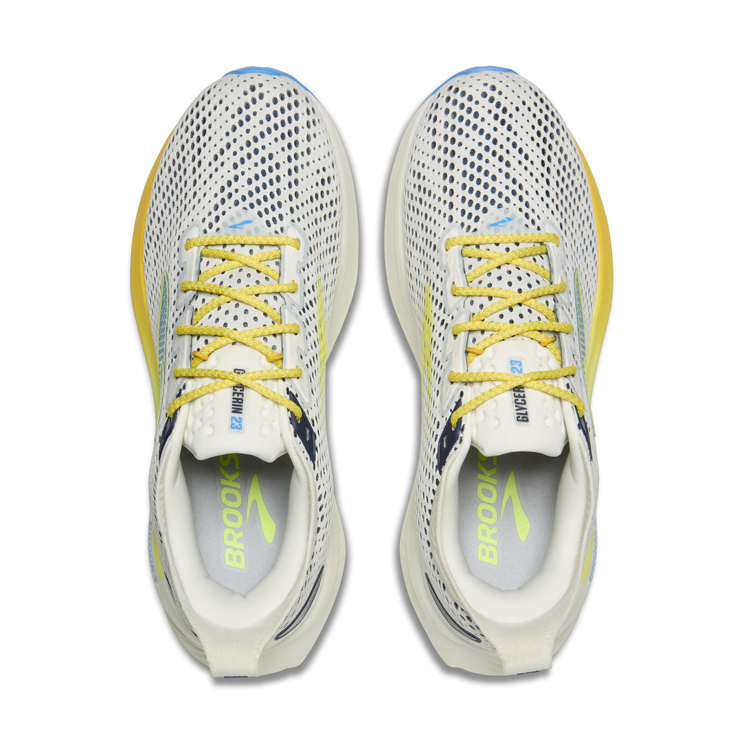 Brooks Mens Glycerin 23 - Bluewash/Lemon/Marina - Neutral - SS26
