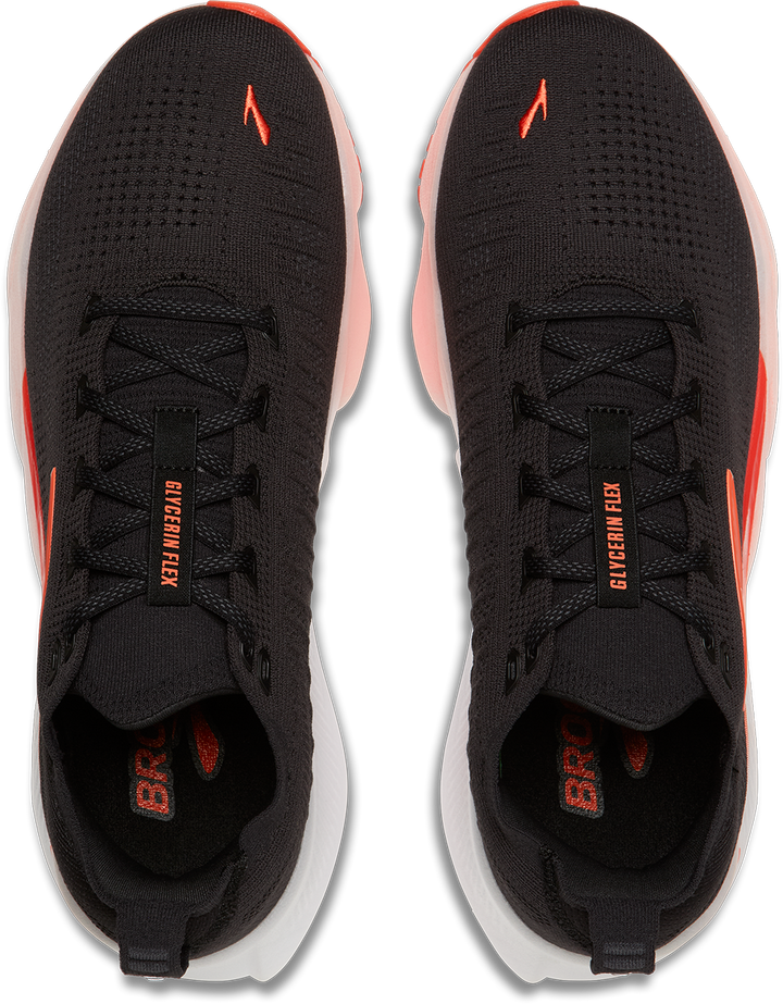 Brooks Mens Glycerin Flex - Black/Orange - AW26