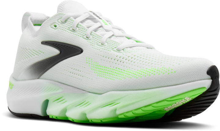Brooks Herren Glycerin Flex – Weiß/Grüner Gecko/Phantom – SS26
