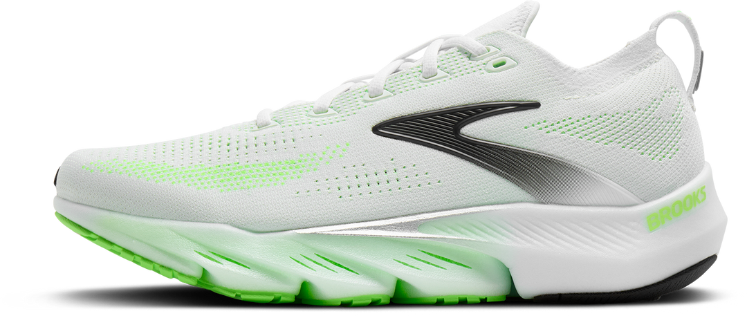 Brooks Herren Glycerin Flex – Weiß/Grüner Gecko/Phantom – SS26