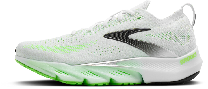Brooks Herren Glycerin Flex – Weiß/Grüner Gecko/Phantom – SS26