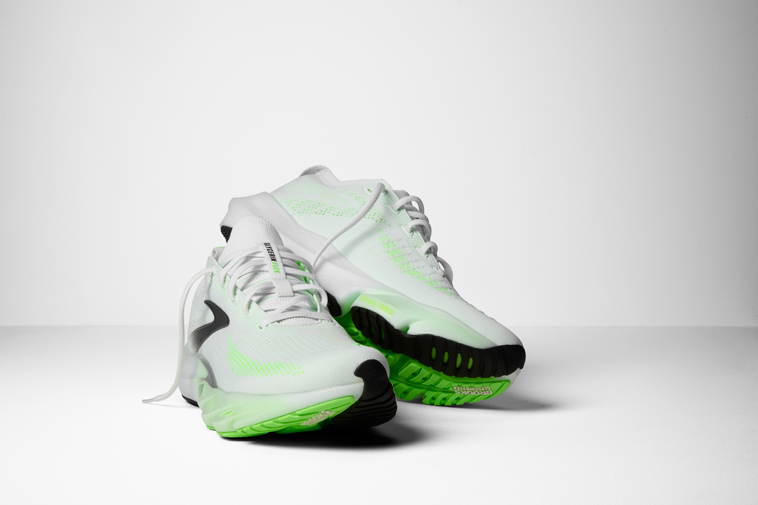 Brooks Herren Glycerin Flex – Weiß/Grüner Gecko/Phantom – SS26