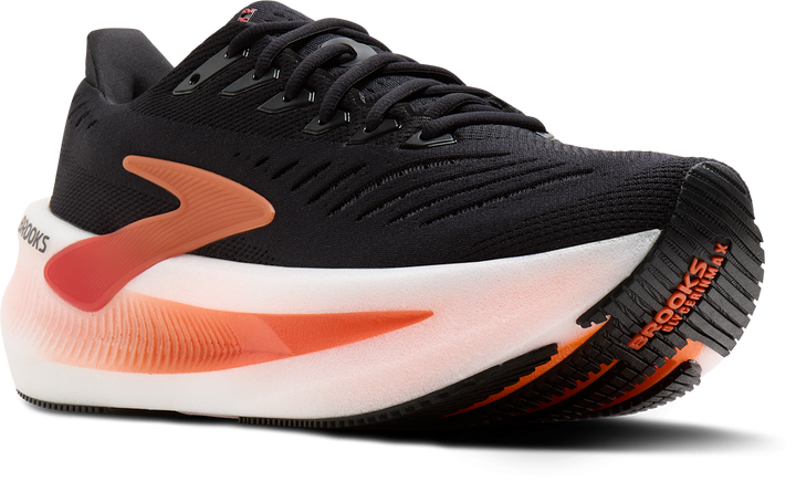 Brooks Mens Glycerin Max 2 - Black/Tigerlilly/Orange - Neutral - AW26
