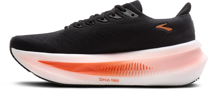 Brooks Mens Glycerin Max 2 - Black/Tigerlilly/Orange - Neutral - AW26