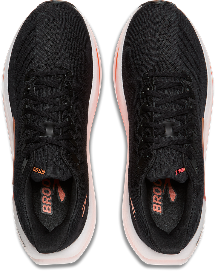 Brooks Mens Glycerin Max 2 - Black/Tigerlilly/Orange - Neutral - AW26