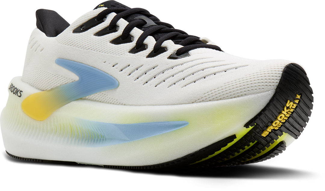 Brooks Mens Glycerin Max 2 - Bright White/Black/Nightlife - Neutral - AW26