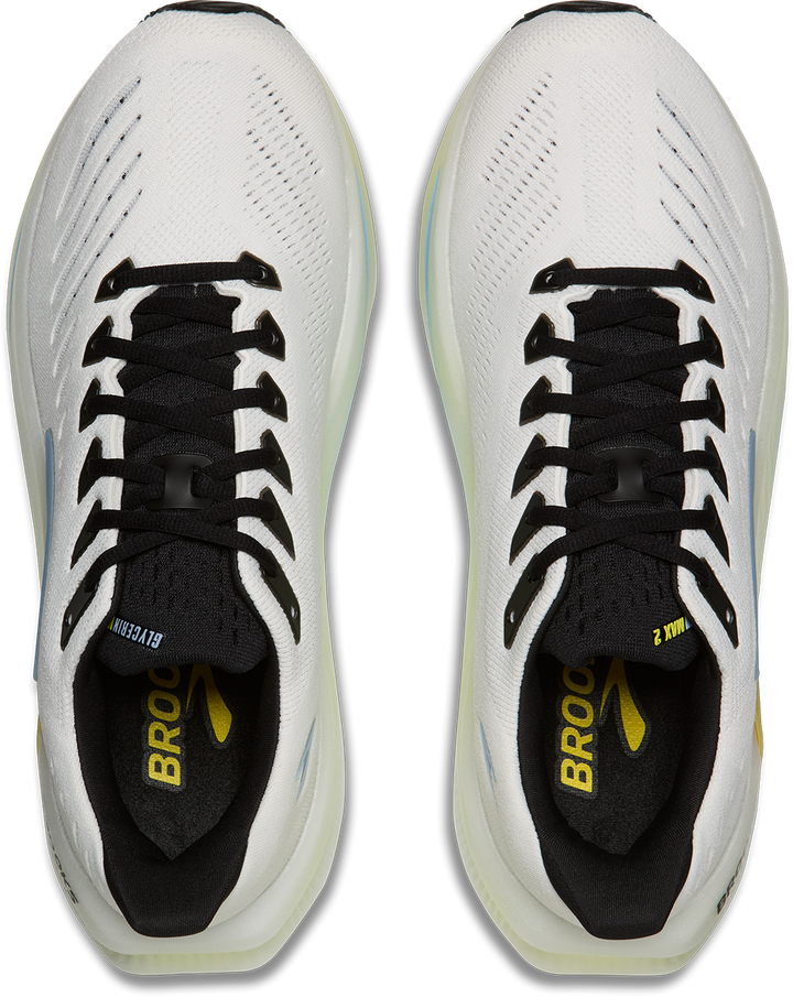 Brooks Mens Glycerin Max 2 - Bright White/Black/Nightlife - Neutral - AW26