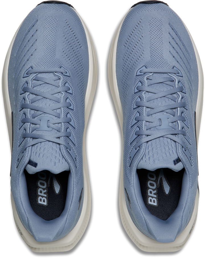 Brooks Mens Glycerin Max 2 - Rain Washed/Navy Blazer/Clear - Neutral - AW26