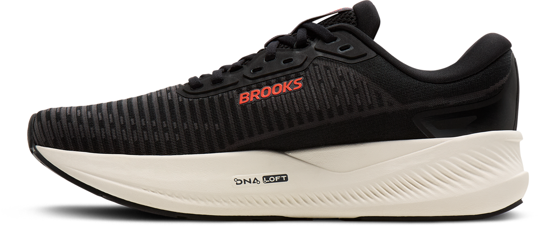Brooks Mens Revel Max - Black/Ebony/Tigerlilly - Neutral - AW26