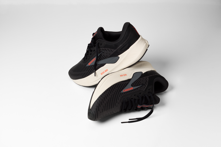 Brooks Mens Revel Max - Black/Ebony/Tigerlilly - Neutral - AW26