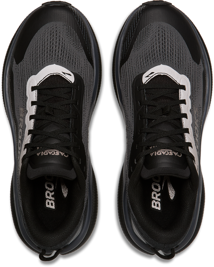 Brooks Mens Cascadia 20 GTX - Black/Ebony/Nocturnal - Trail - AW26