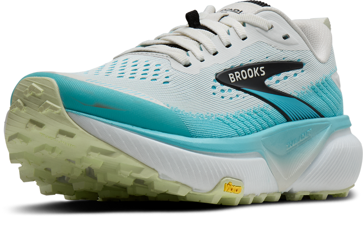 Brooks Mens Cascadia 20 - White/Blue/Black - Trail - AW26
