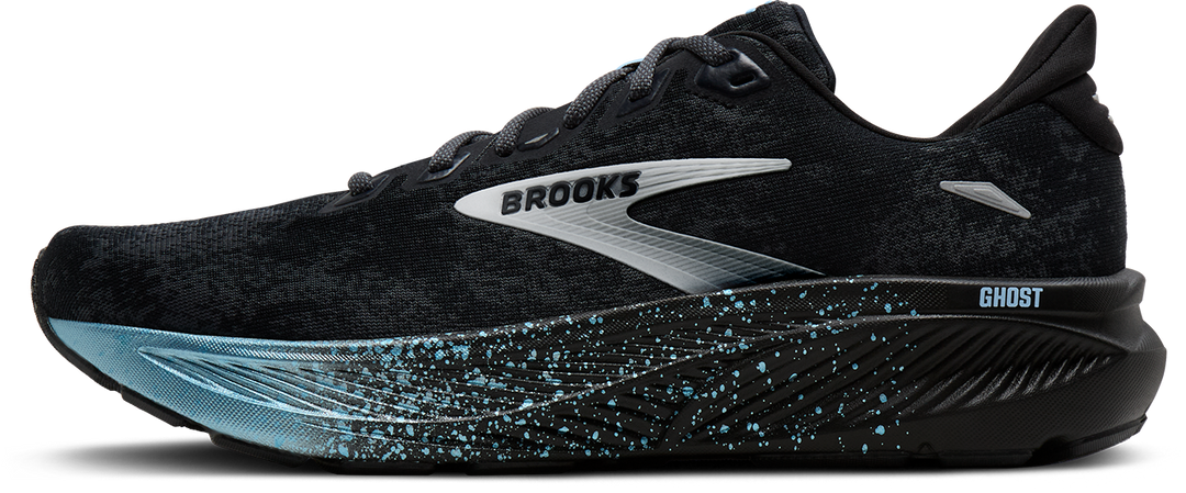 Brooks Mens Ghost 18 - Black/Graphite/Grey - Neutral - SS27