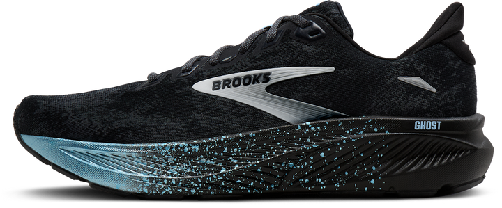 Brooks Mens Ghost 18 - Black/Graphite/Grey - Neutral - SS27