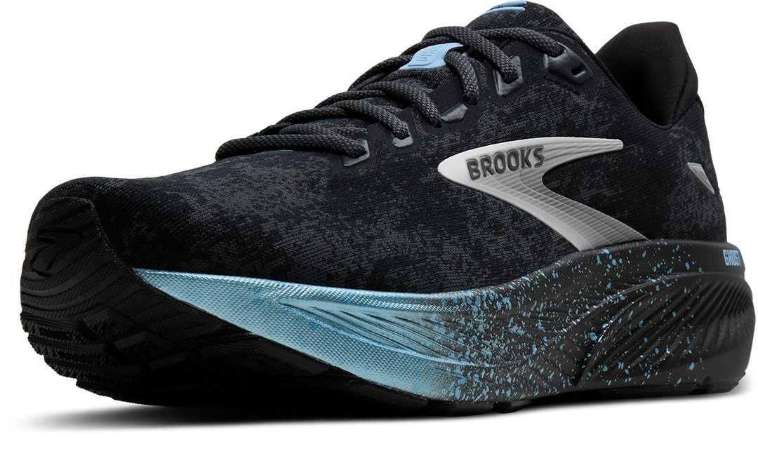 Brooks Mens Ghost 18 - Black/Graphite/Grey - Neutral - SS27