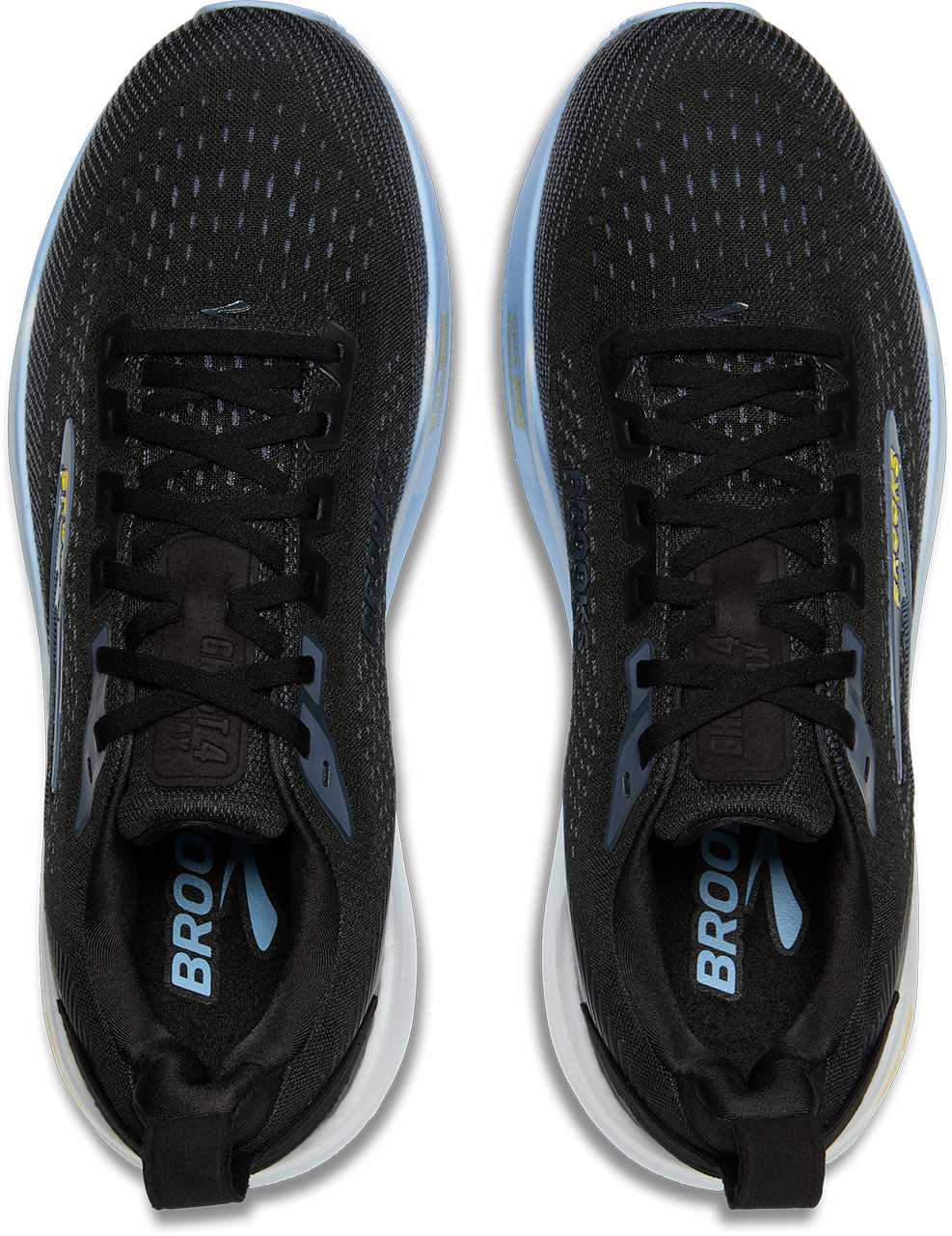Brooks Mens Ghost Max 4 - Black/Folkstone/Open Air - Neutral - AW26