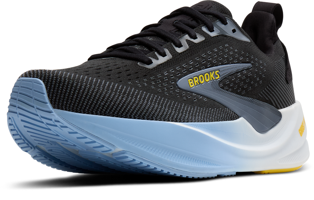 Brooks Mens Ghost Max 4 - Black/Folkstone/Open Air - Neutral - AW26