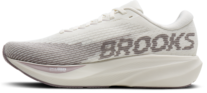 Brooks Mens Ghost Amp - Coconut/Purple Dove/Raisin - Neutral - AW26
