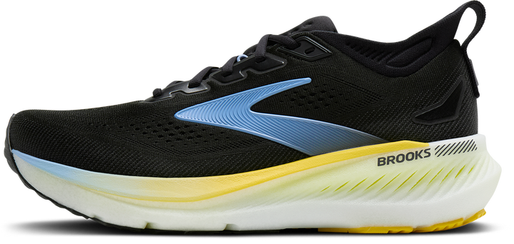 Brooks Mens Glycerin GTS 23 - Black/Cyber Yellow/Nightlife - Stability - AW26