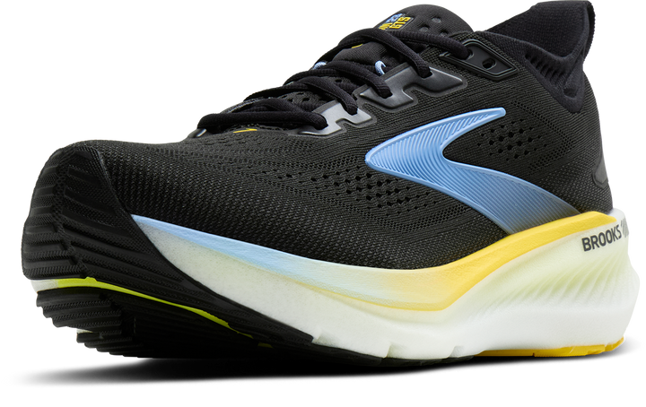 Brooks Mens Glycerin GTS 23 - Black/Cyber Yellow/Nightlife - Stability - AW26