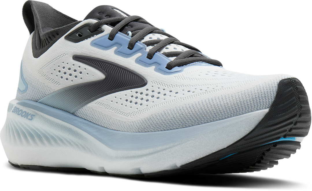 Brooks Mens Glycerin GTS 23 - White/Rain/Baltic Sea - Stability - AW26
