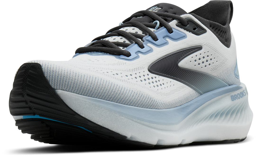 Brooks Mens Glycerin GTS 23 - White/Rain/Baltic Sea - Stability - AW26