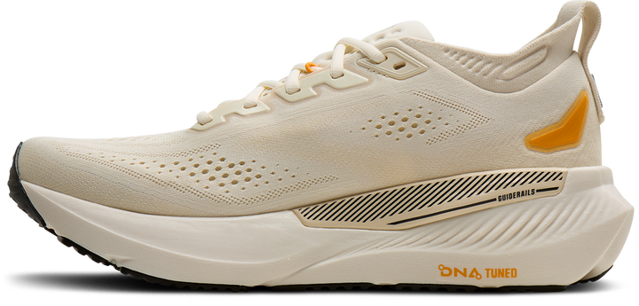 Brooks Mens Glycerin GTS 23 - Arctic Wolf/Angora/Orange - Stability - AW26