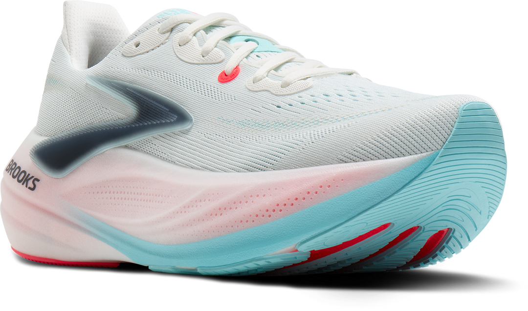 Brooks Mens Glycerin Max 3 - Blanc/Techno Blue/Charcoal - Neutral - SS27