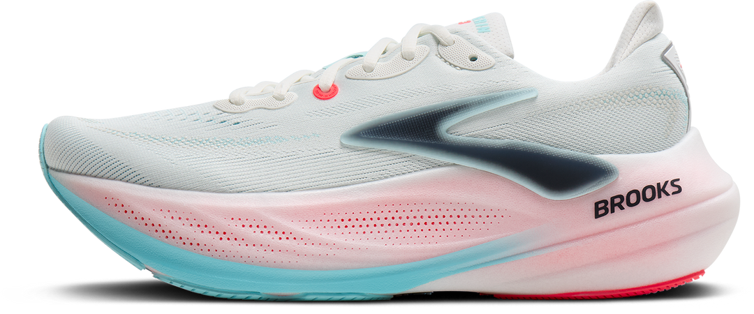 Brooks Mens Glycerin Max 3 - Blanc/Techno Blue/Charcoal - Neutral - SS27