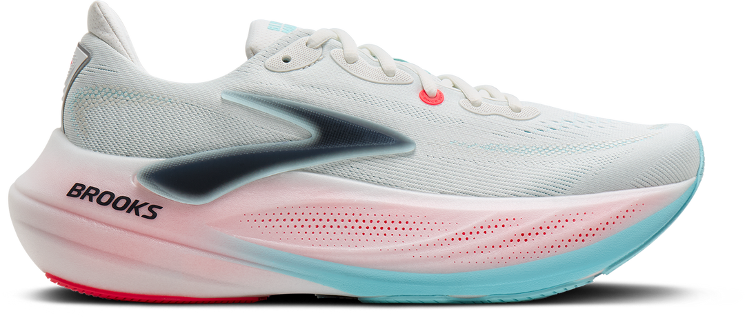 Brooks Mens Glycerin Max 3 - Blanc/Techno Blue/Charcoal - Neutral - SS27