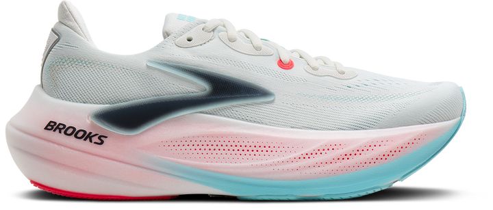Brooks Mens Glycerin Max 3 - Blanc/Techno Blue/Charcoal - Neutral - SS27