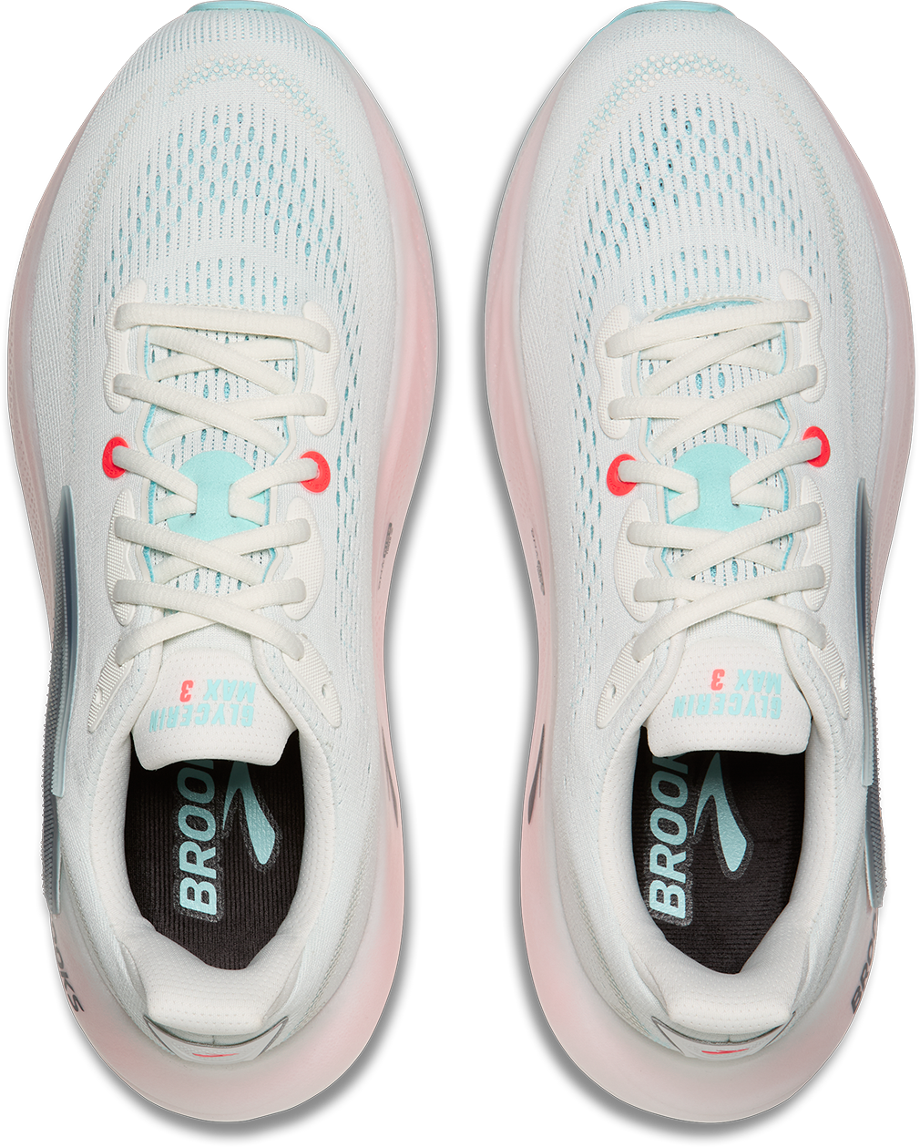Brooks Mens Glycerin Max 3 - Blanc/Techno Blue/Charcoal - Neutral - SS27