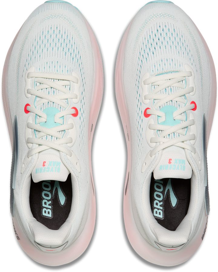 Brooks Mens Glycerin Max 3 - Blanc/Techno Blue/Charcoal - Neutral - SS27
