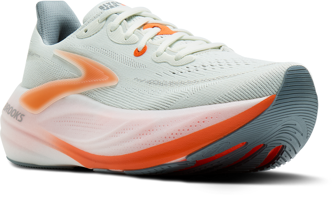 Brooks Mens Glycerin Max 3 - Grey/Night Owl/Red Orange - Neutral - SS27
