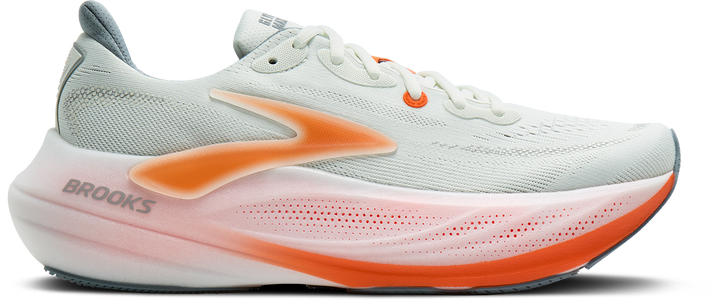 Brooks Mens Glycerin Max 3 - Grey/Night Owl/Red Orange - Neutral - SS27